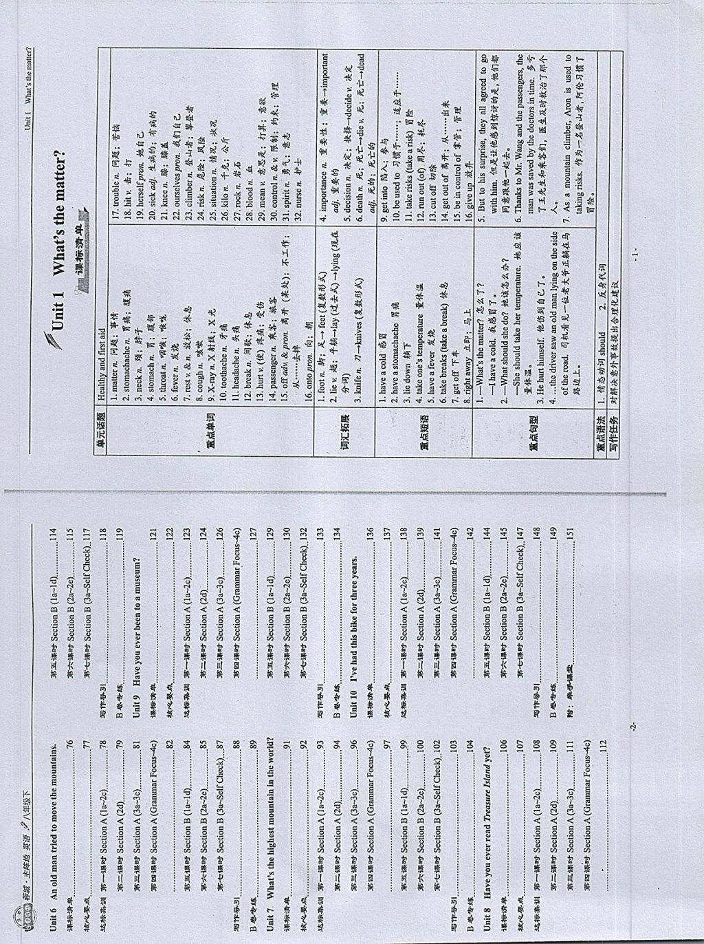 2018年蓉城主阵地八年级英语下册答案