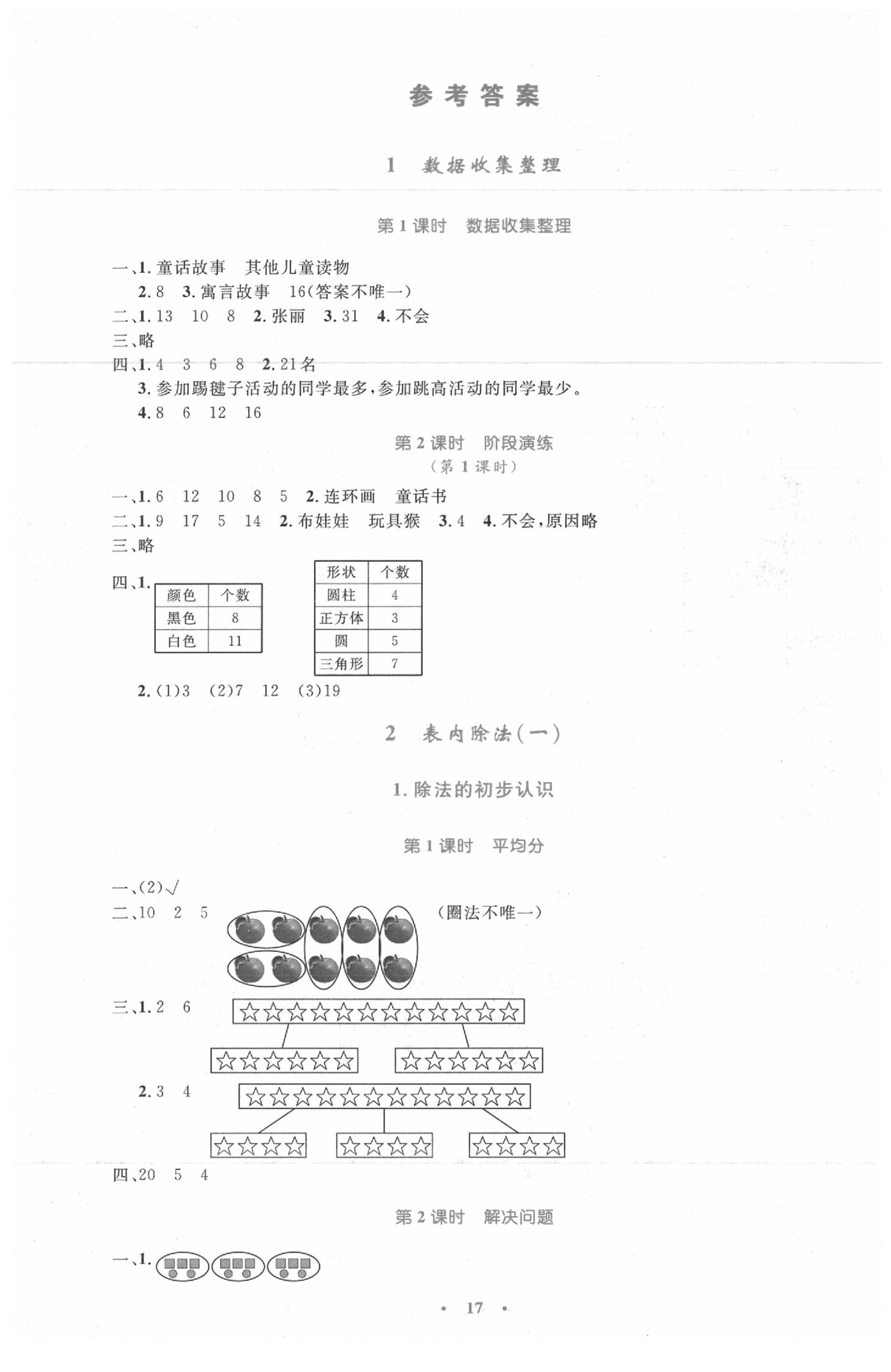 2020年小学同步测控优化设计二年级数学下册人教版新疆专版