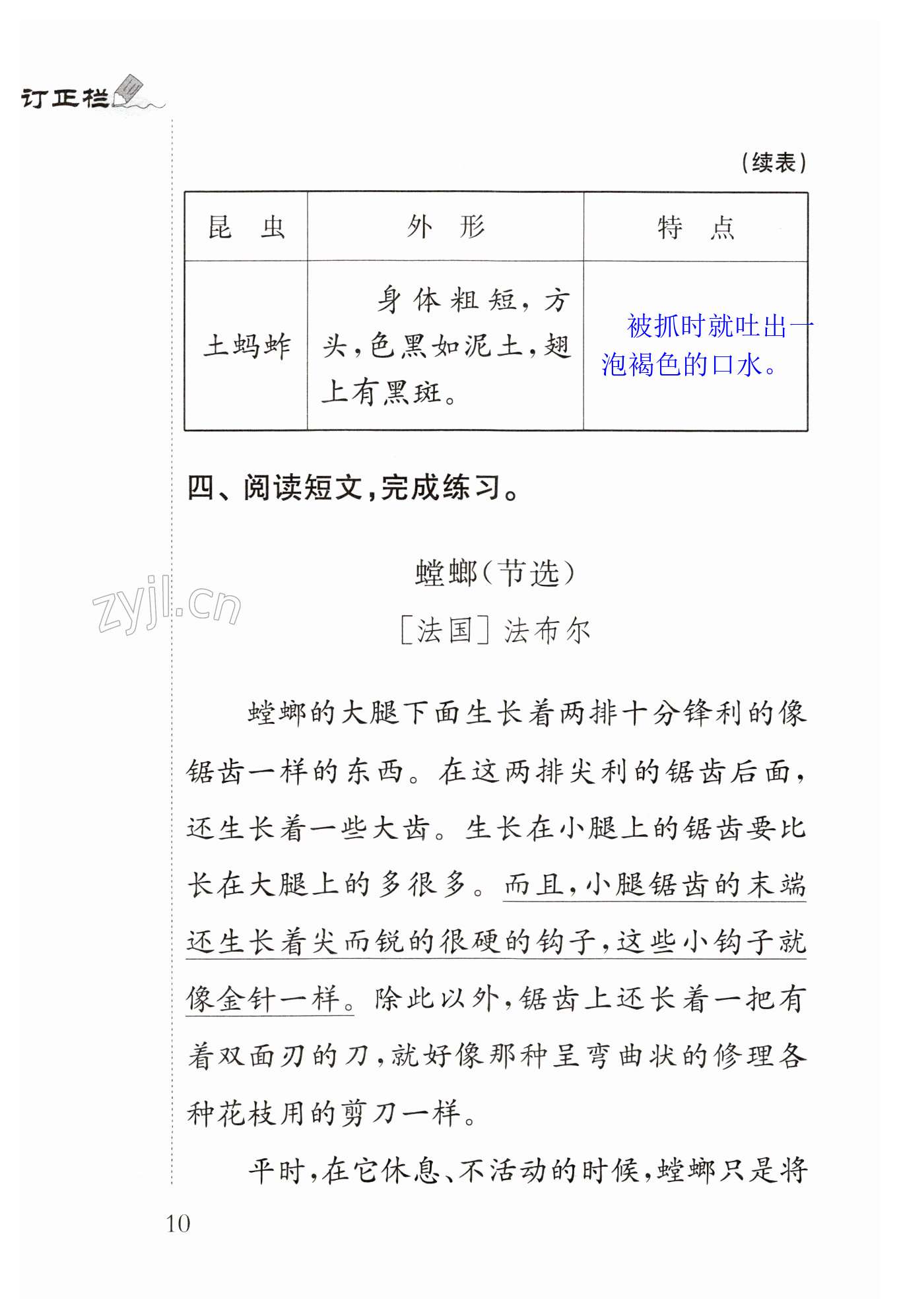 4 昆虫备忘录 - 第10页