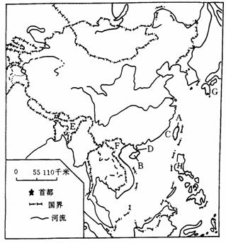 3,读 "中国的邻国示意图",回答问题