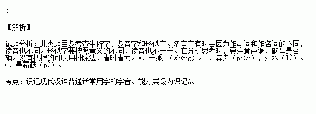 A.伶俜 悄然 千乘 B.乾坤 商榷 渌水(lǜ)C.葳蕤 