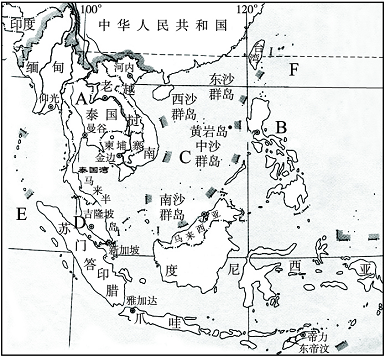 东南亚地区空白地图图片