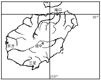 海南岛轮廓图图片