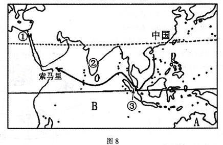 读我国海军赴索马里附近海域护航路线图(图8.