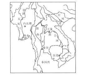 中南半岛轮廓图片